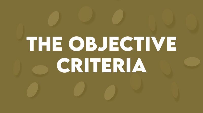 Best Picture 2022 - The Objective Criteria